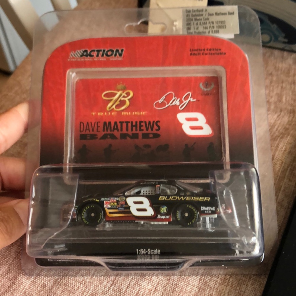 Dale Jr collectible car w/ Dave Matthews Band